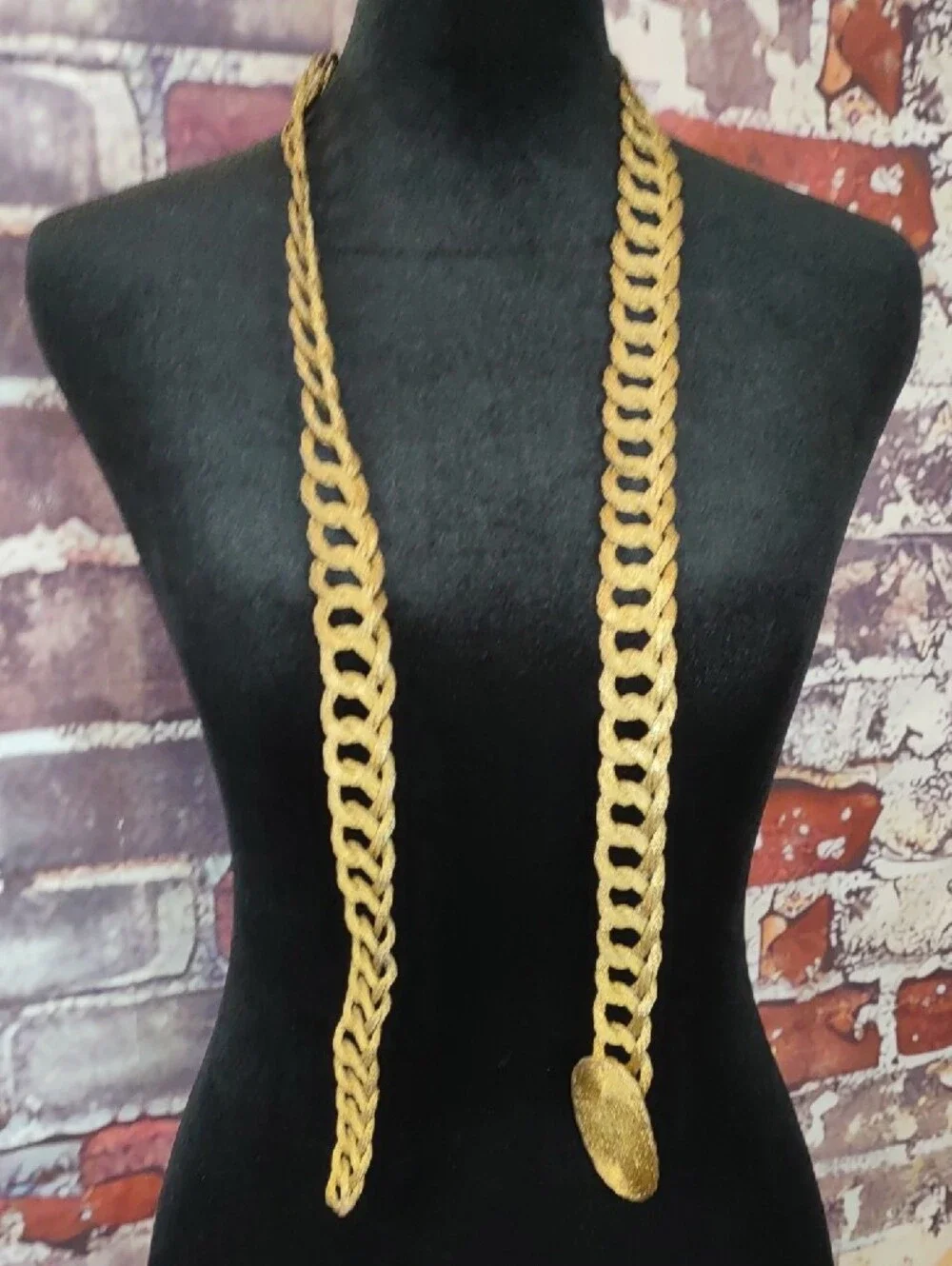 Vintage Woven Wire Belt